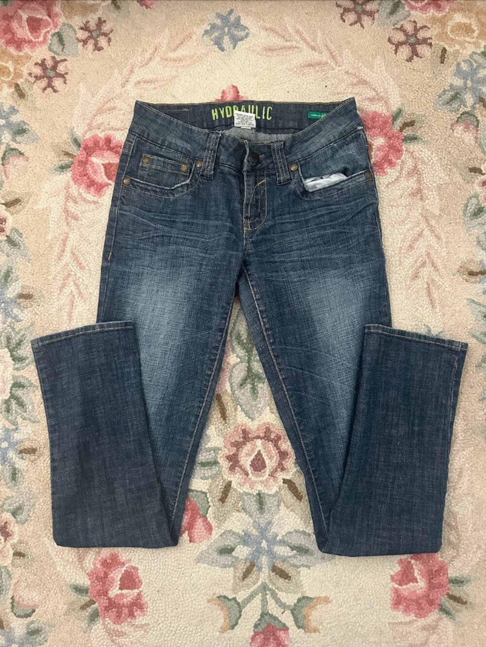 Dark Wash Taper Jeans